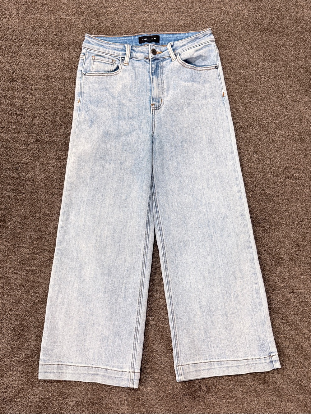 High-Rise Light Blue Wide-Leg Jeans by Aritzia